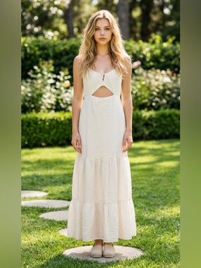 Express Women’s Boho Dress Viscose Size M Used